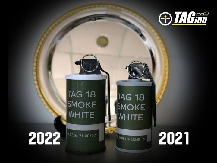 Meet the whole new redesigned TAG-18 SMOKE WHITE by TAGinn!